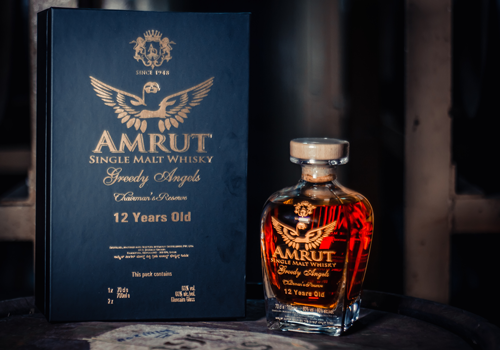 Amrut launched the oldest Single Malt ever to come from India as well as Amrut's stables, the Greedy Angels 12 Years Old - Chairman's Reserve